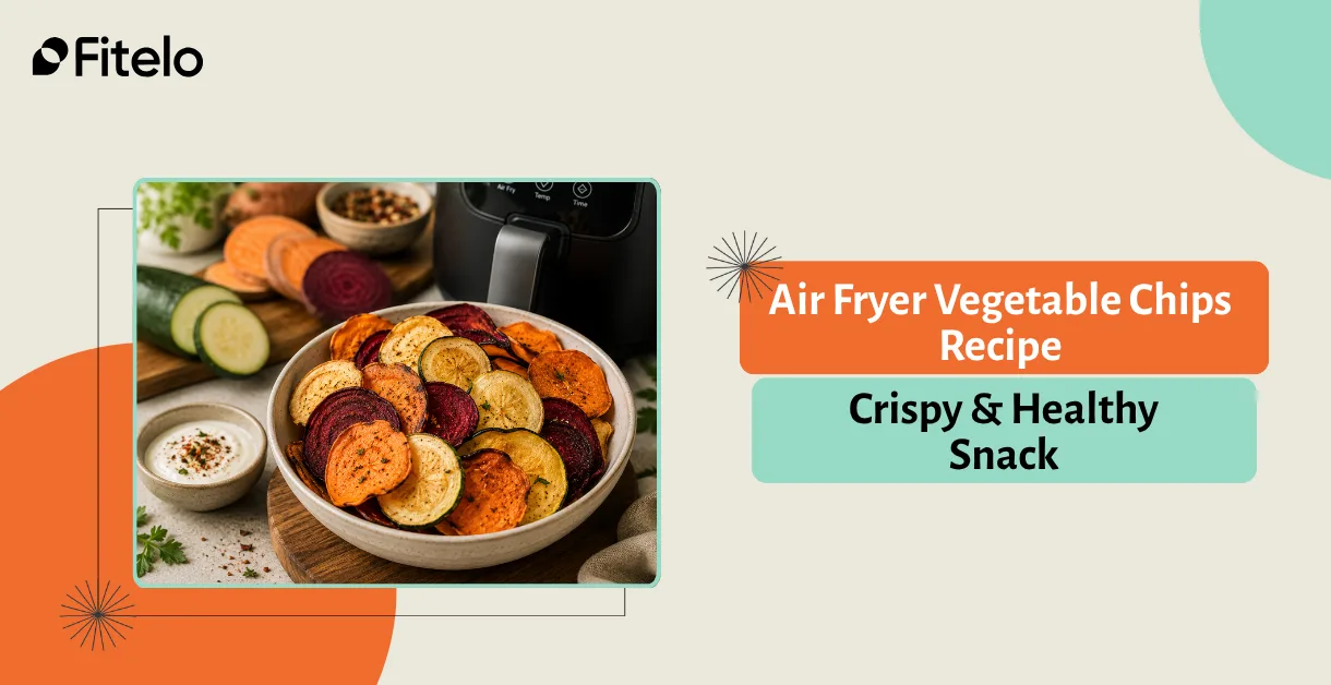 Air Fryer Vegetable Chips Recipe | Crispy &...