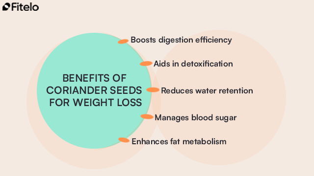 benefits of coriander seeds for weight loss

