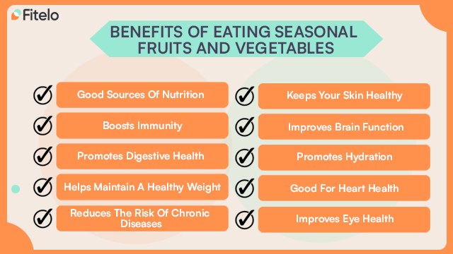 benefits of eating seasonal fruits and vegetables