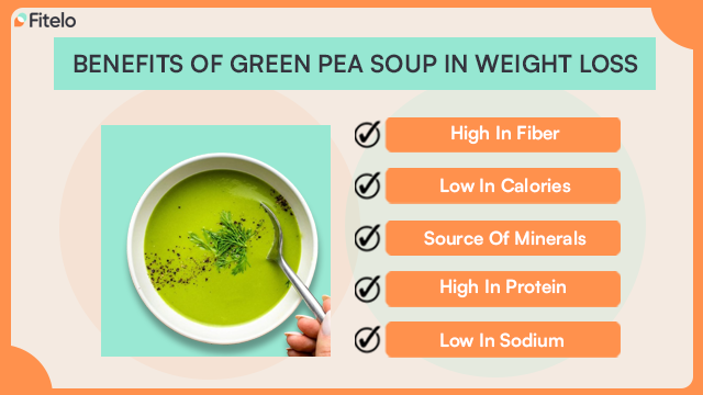 benefits of green pea soup in weight loss