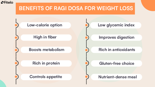 benefits of ragi dosa for weight loss