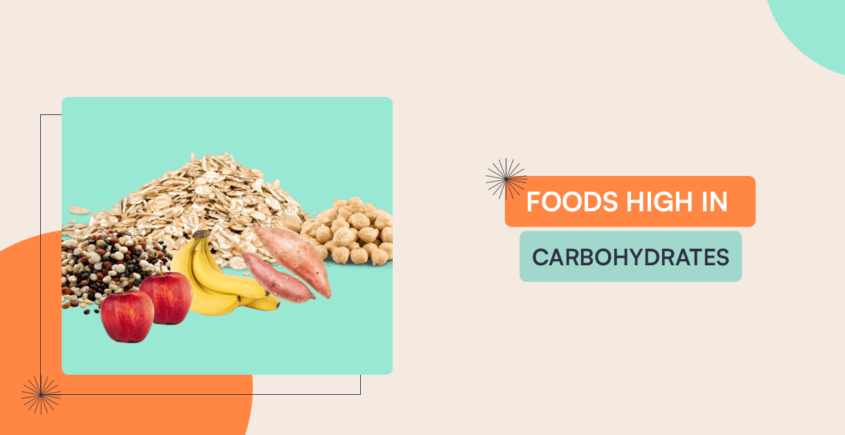 high carbohydrate food list