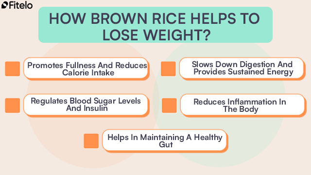 how brown rice helps in losing weight
