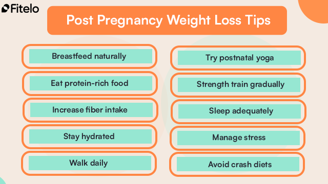 post pregnancy weight loss tips