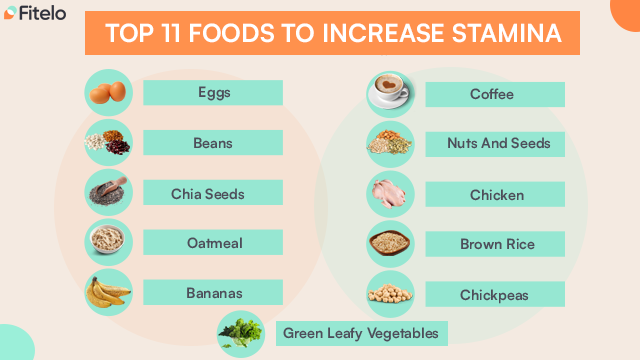 Top 11 Foods To Increase Stamina