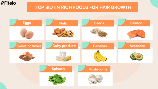 top biotin rich foods for hair growth